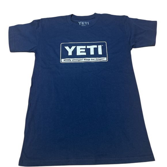 YETI Navy Blue Short Sleeve Tee - Picture 1 of 3
